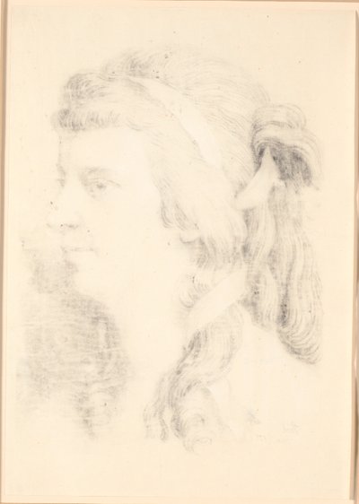 Porträt von Henriette Frederikke Moe von Jens Juel