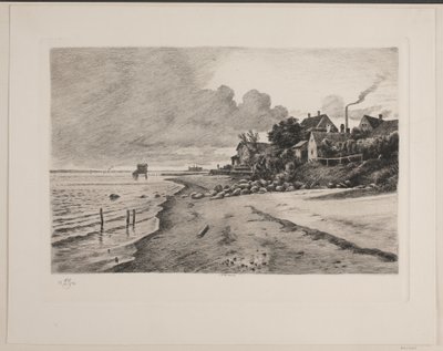 Strandpartie in Hellebæk von Jensen