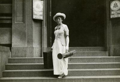 Beals bei der Arbeit, 1904 von Jessie Tarbox Beals