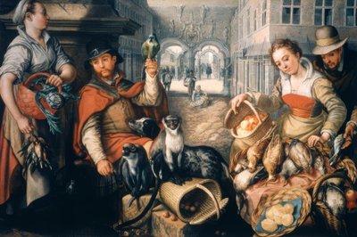 Verkäufer exotischer Tiere von Joachim Beuckelaer