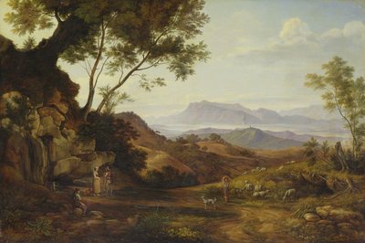 Italienische Landschaft von Joachim Faber