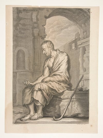 Belisarius, aus Sculpturae Veteris Admirata von Joachim von Sandrart