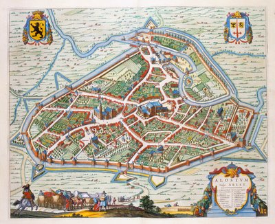 Aalst, 1649 von Joan Blaeu