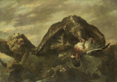Adler auf den Klippen von Joannes Fijt (copy after)