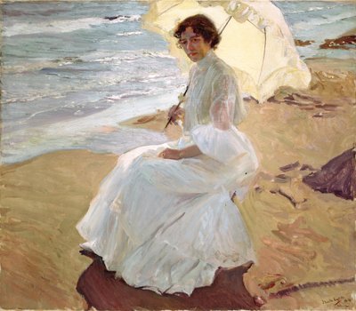 Clotilde am Strand, 1904 von Joaquín Sorolla