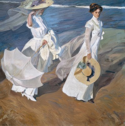 Spaziergang entlang der Küste von Joaquín Sorolla