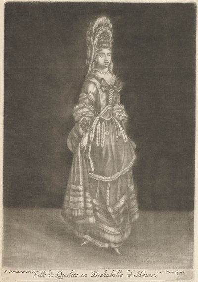 Fille de Qualité en Deshabillé d