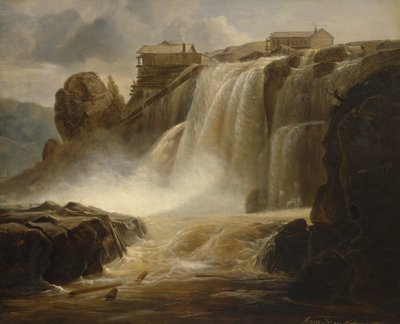 Haugfossen von Johan Fredrik Eckersberg