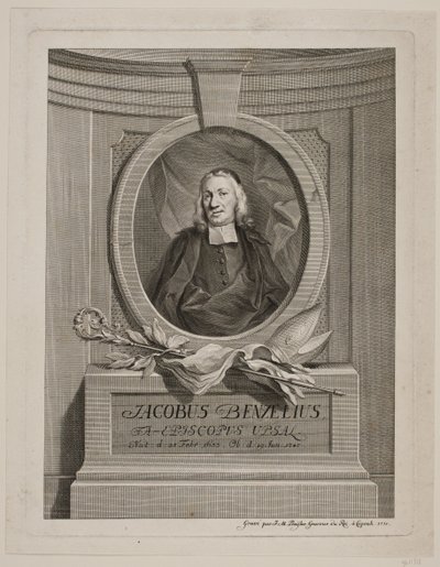 Bischof Jacob Benzelius von Johan Martin Preisler