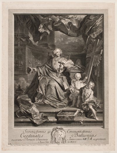 Kardinal de Bouillion von Johan Martin Preisler