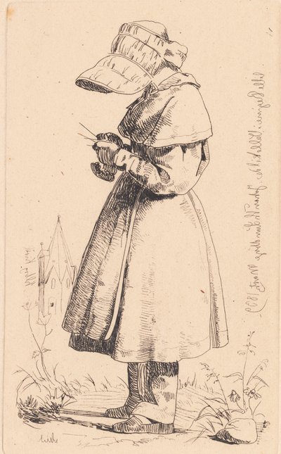 Kleine Regine in Vallekilde von Johan Thomas Lundbye