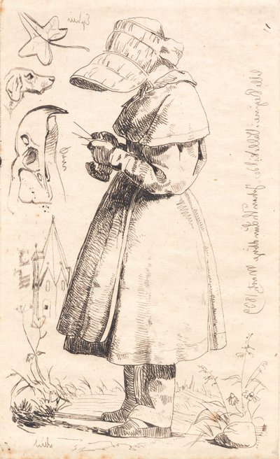 Kleine Regine in Vallekilde von Johan Thomas Lundbye