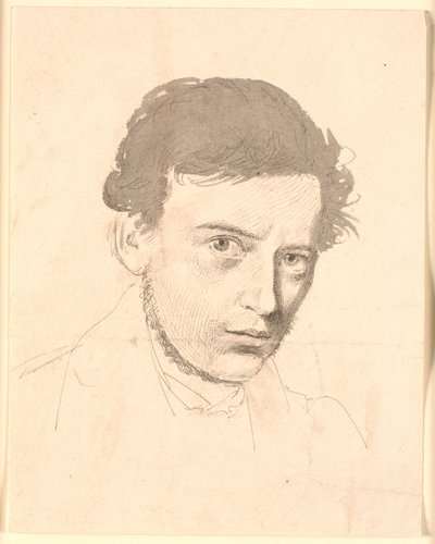 Porträt eines jungen Mannes von Johan Thomas Lundbye