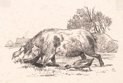 Das Schwein und die Ente von Johan Thomas Lundbye