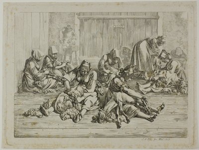 Schafschur von Johann Adam Klein