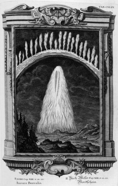 Aurora Borealis (Gravur) von Johann Andreas Pfeffel