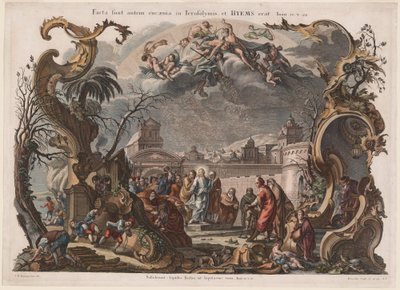 Winter von Johann Baptist Klauber Joseph Sebastian Klauber after Johann Wolfgang Baumgartner