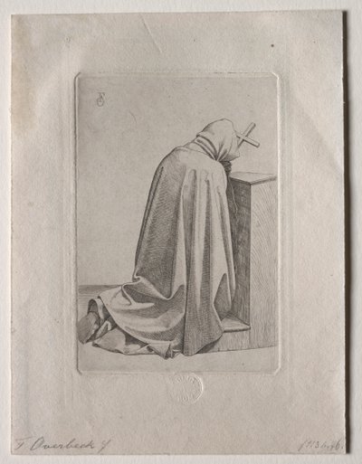 Ein betender Mönch von Johann Friedrich Overbeck