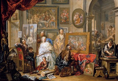 Atelier des Malers von Johann Georg Platzer