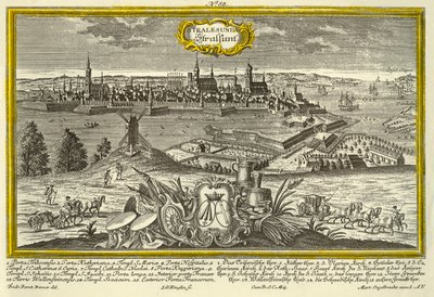 Stralsund, ca. 1740 von Johann Georg Ringlin