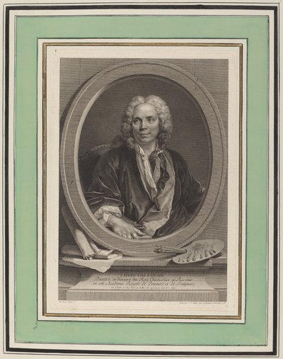 Louis Galloche von Johann Gotthard Müller, after Louis Tocqué