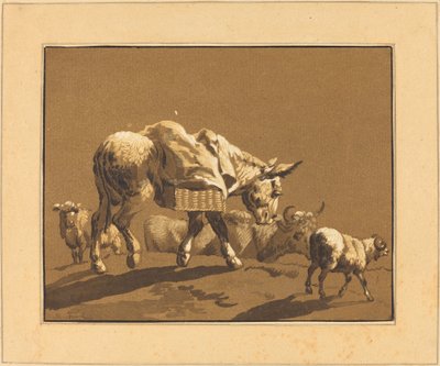 Esel von Johann Gottlieb Prestel after Joseph Wagner