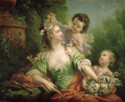 Die Muse Euterpe von Johann Heinrich Tischbein