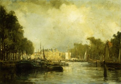 Rotterdamer Hafen von Johann Hendrik Mastenbroek