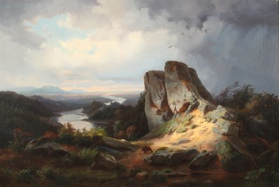 Westliche Landschaft 1853 von Johann Herman Carmiencke