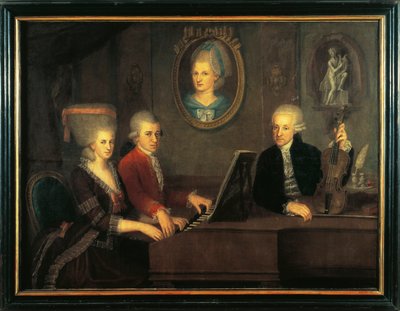 Mozart Familie von Johann Nepomuk della Croce
