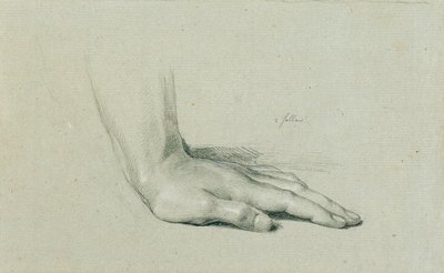 Handstudie zu "Arindal und Daura" von Johann Peter Krafft