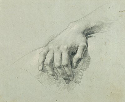 Handstudie zu "Arindal und Daura" von Johann Peter Krafft