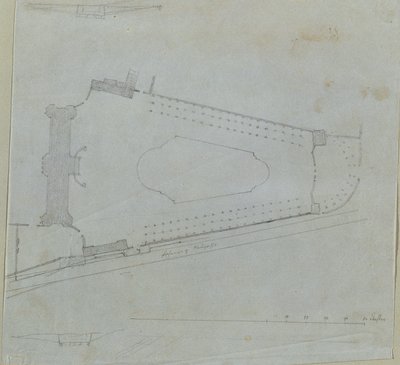 Studie zum Oberen Belvedere von Johann Peter Krafft
