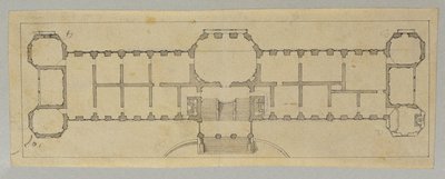 Studie zum Oberen Belvedere von Johann Peter Krafft