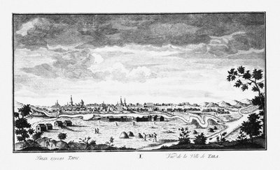Ansicht von Tara, um 1735 von Johann Wilhelm Lürsenius