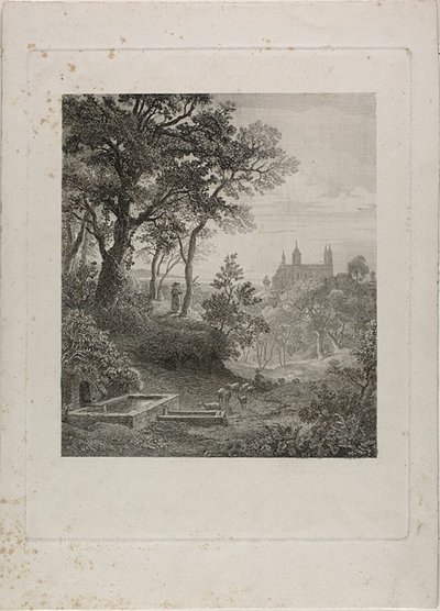 Nahender Frühling von Johann Wilhelm Schirmer