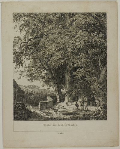 Unter dem schattigen Lindenbaum von Johann Wilhelm Schirmer