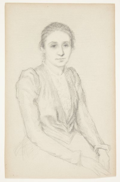 Porträt von Susette Holten von Johanne Krebs