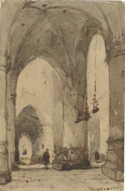 Innenraum der Sint-Bavokerk in Haarlem von Johannes Bosboom