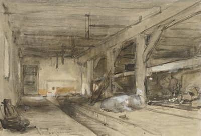 Stallinterieur von Johannes Bosboom