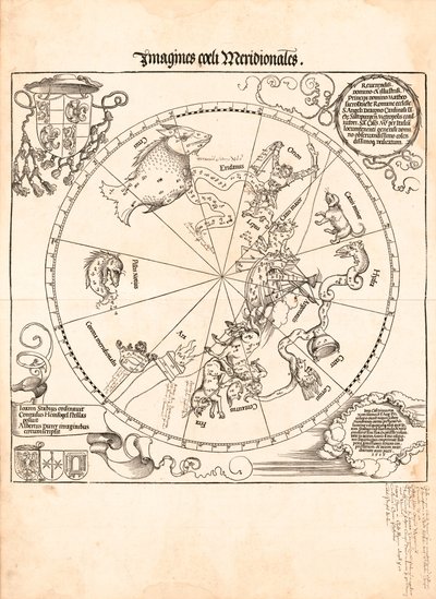 Imagines coeli meridionales von Johannes; Dürer Stabius