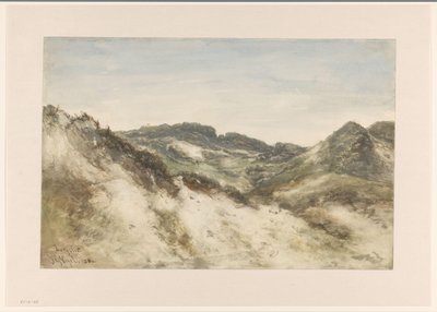 Dünenlandschaft bei Zorgvliet von Johannes Gijsbert Vogel