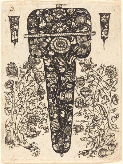Anhänger verziert mit Blumen von Johannes Hanias