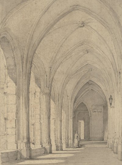 Kreuzgang bei der Domkirche in Utrecht von Johannes Jelgerhuis