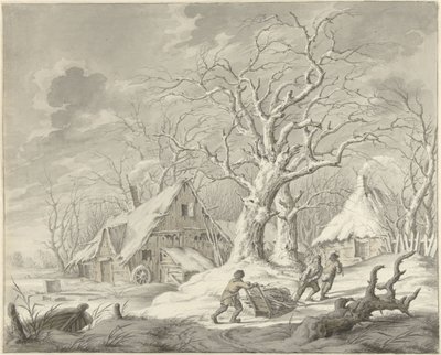 Winterlandschaft von Johannes Jelgerhuis
