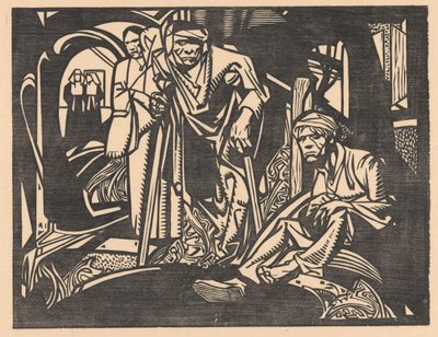 Verwundete in einer Kirche von Johannes Josephus Aarts