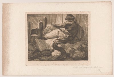 Arbeiter beim Schaufeln von Johannes Josephus Aarts
