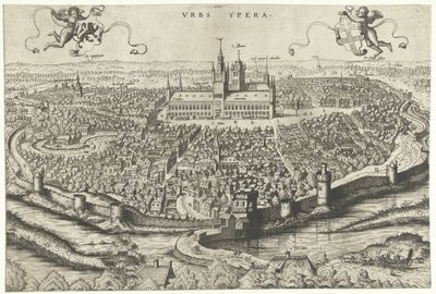 Ansicht von Ypern von Johannes of Lucas van Doetechum