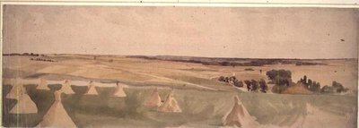 Schlachtfeld von Crecy, 26. August 1346 von John Absolon