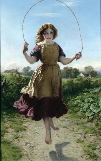 Mädchen beim Seilspringen, 1863 von John Adam P. Houston